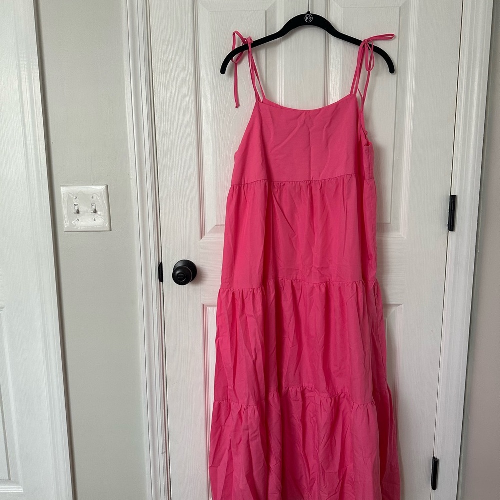 Oddi Pink Midi/Maxi Dress